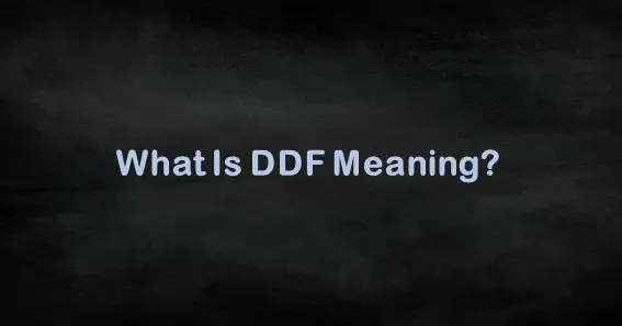 ddf meaning