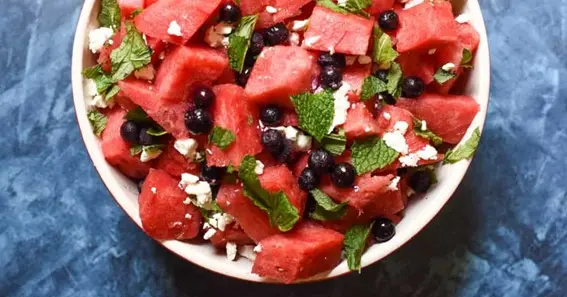 how to keep watermelon salad from breaking down